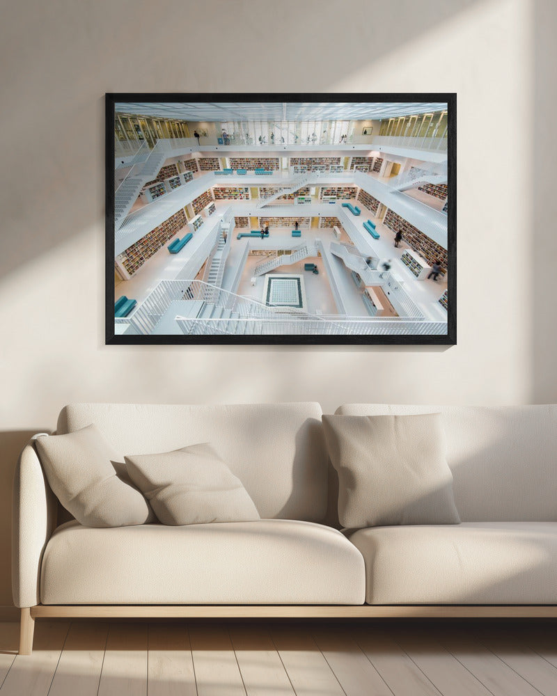 Bibliotheek Stuttgart | Canvas