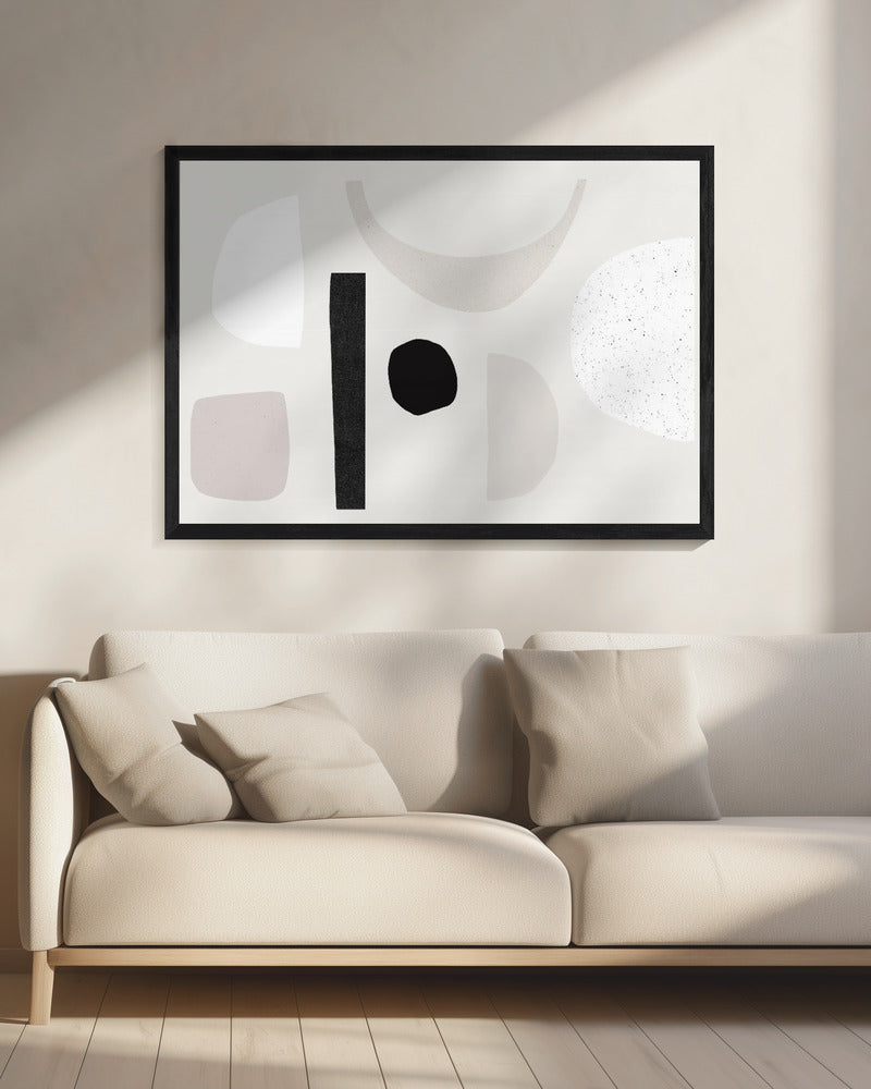 Abstracte vormen dansen | Canvas