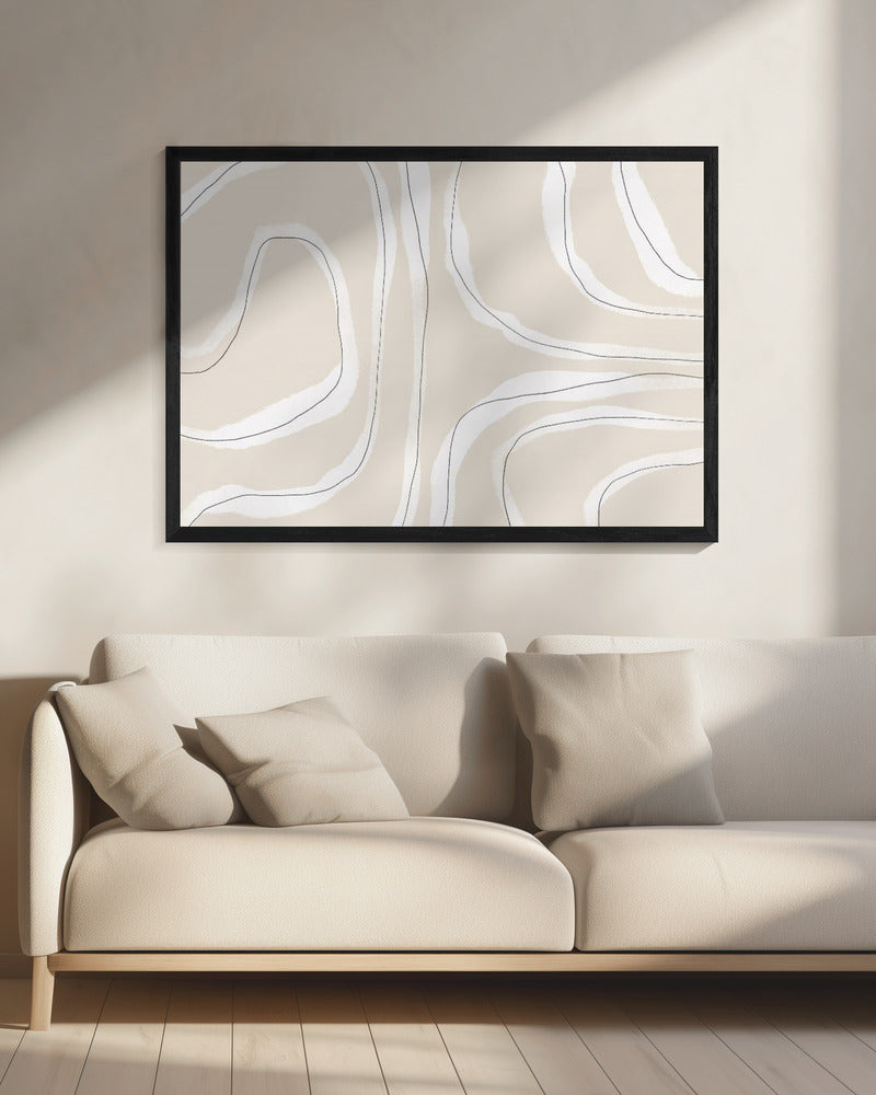 Zachte Strata-lijnen | Canvas