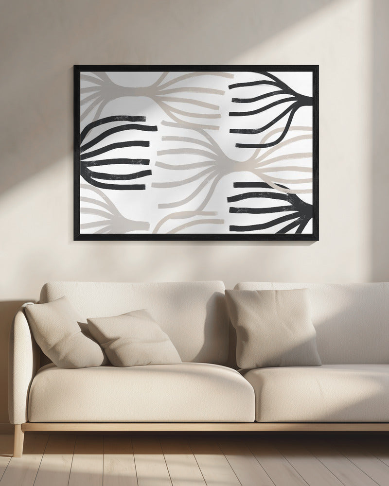 Vloeiende takken | Canvas