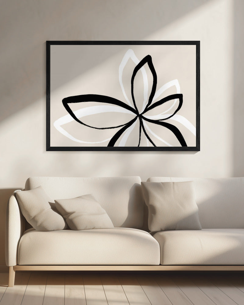 Abstracte bloemen | Canvas