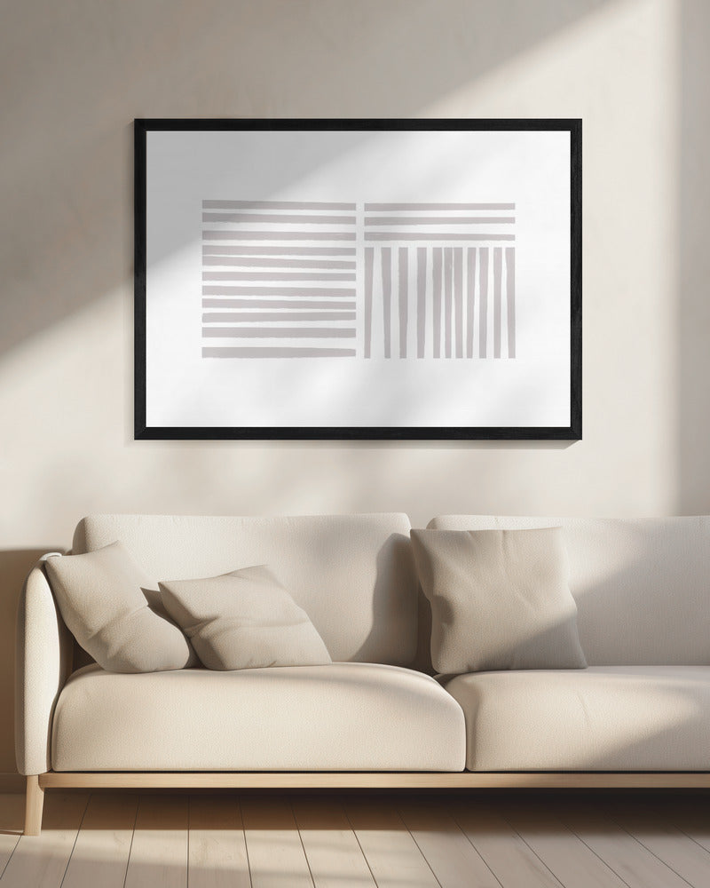 Lijnen in harmonie | Canvas