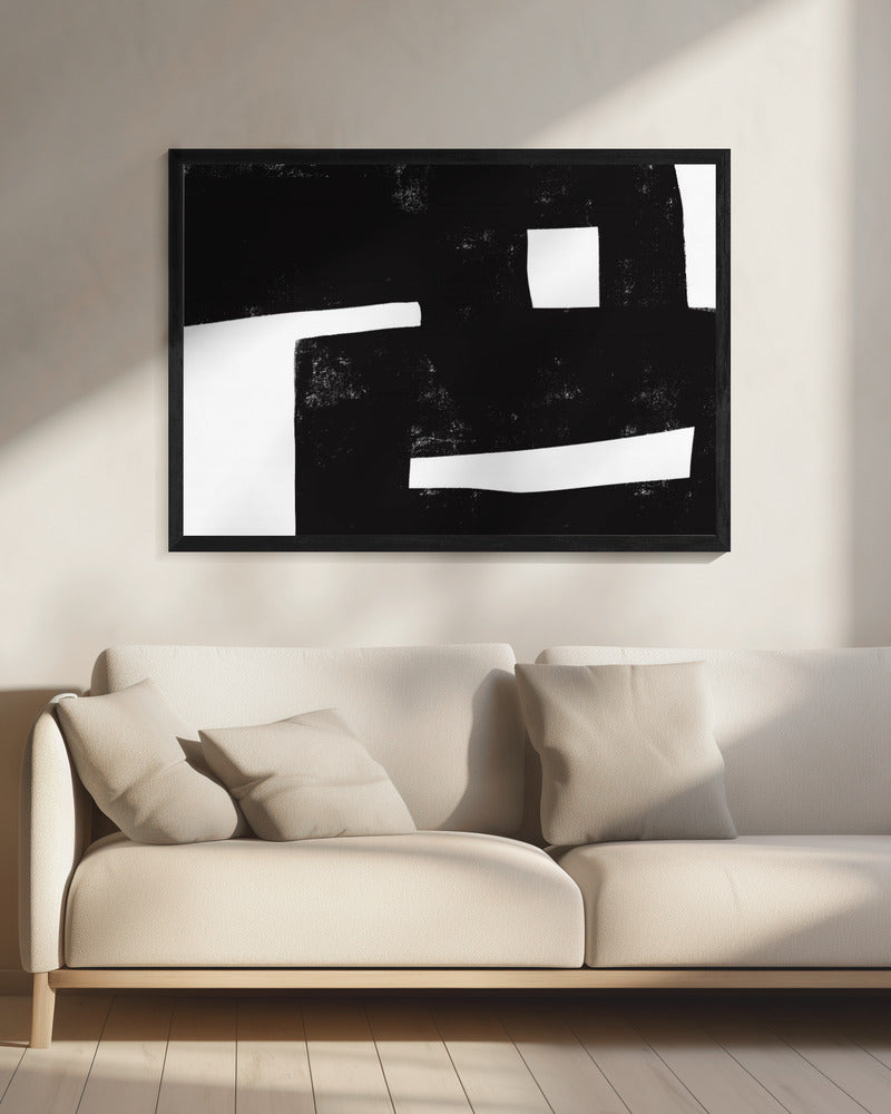 Monochrome geometrie | Canvas