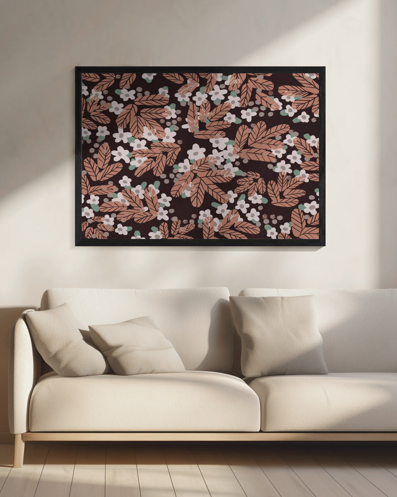 Herfstbloesempatroon | Canvas