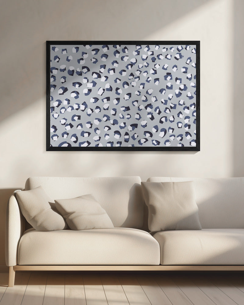 Monochrome werveling | Canvas