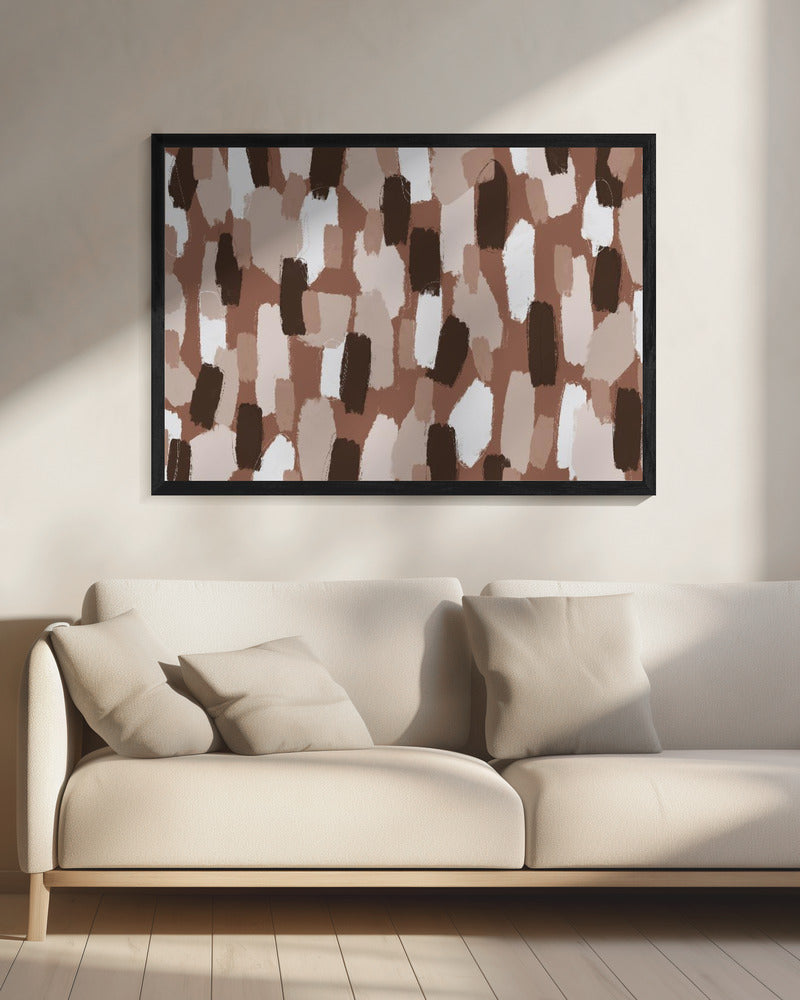 Aardse penseelstreken | Canvas