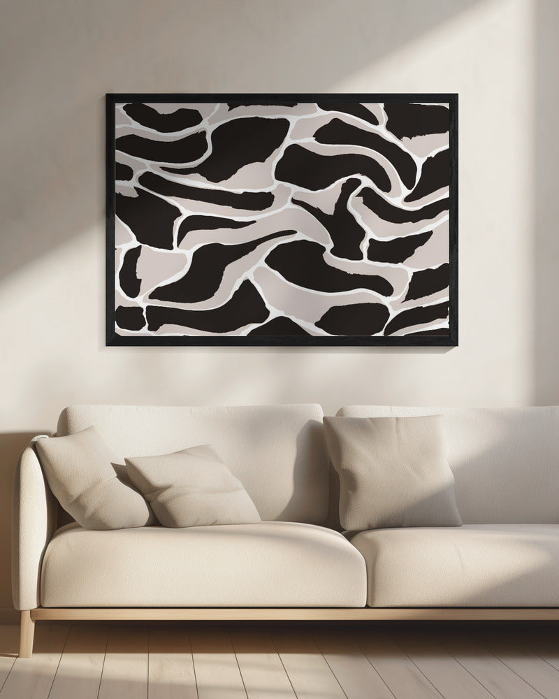 Monochrome patronen | Canvas