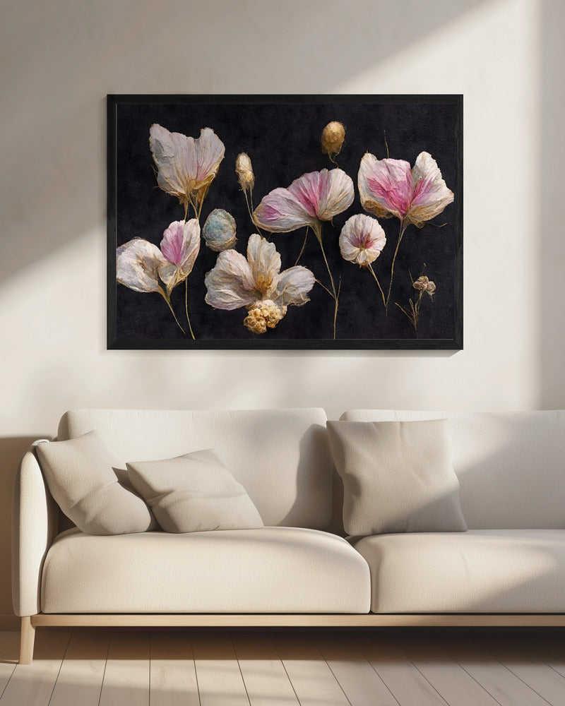 Bloemblaadjesfluisteringen | Canvas