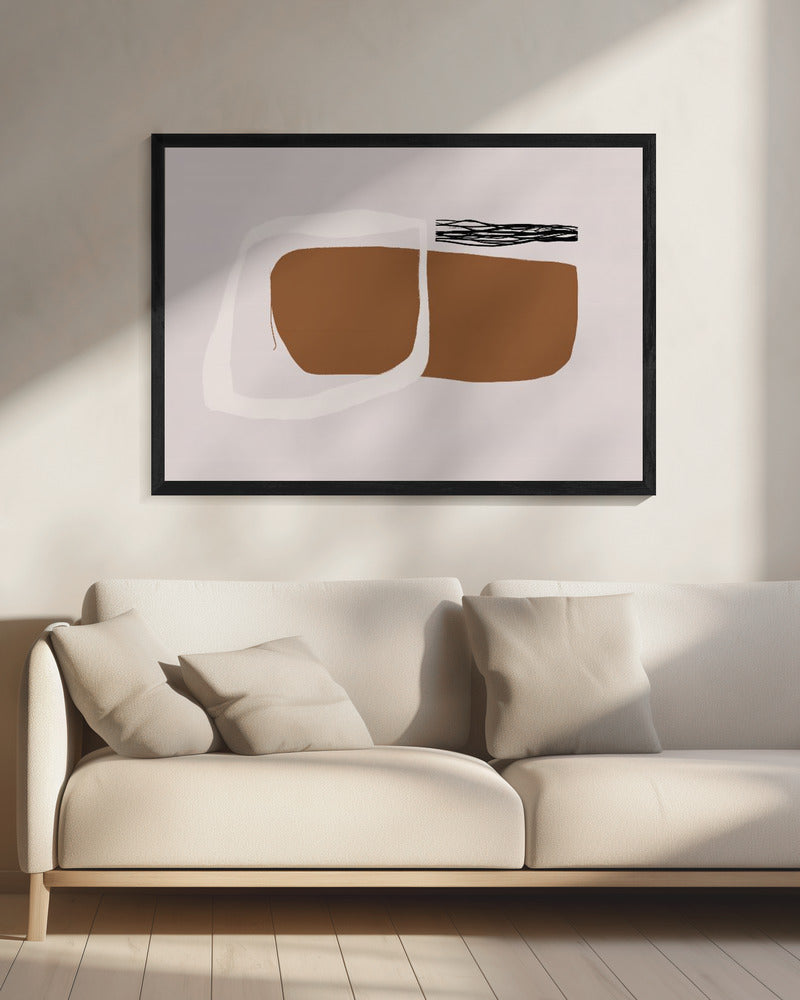 Aards minimalisme | Canvas