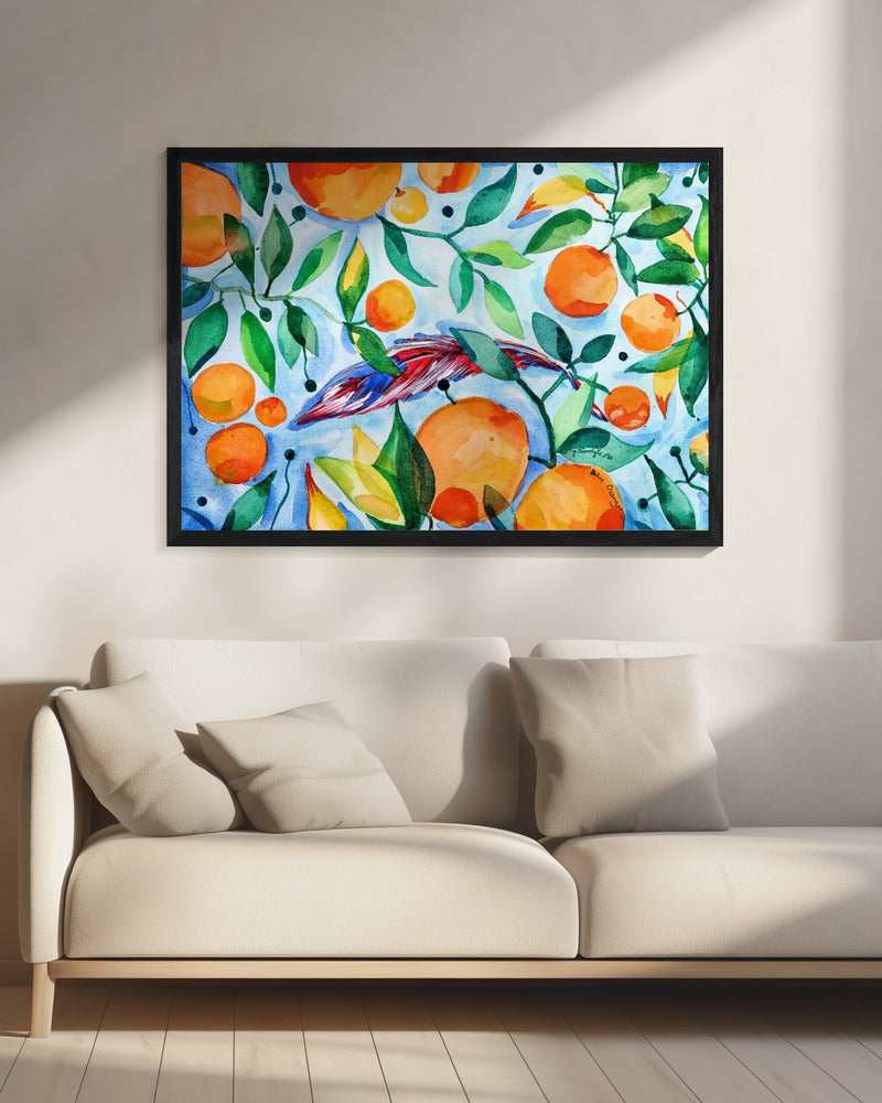 Oranje Blauw | Canvas