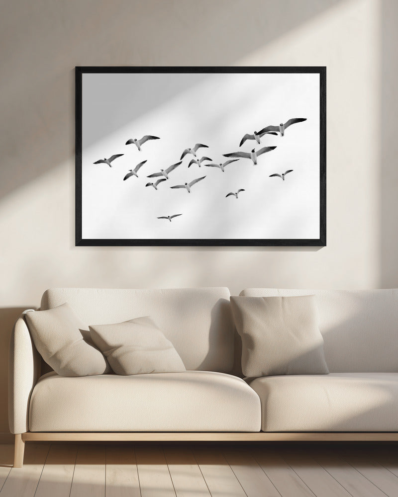 Vliegende vogels | Canvas