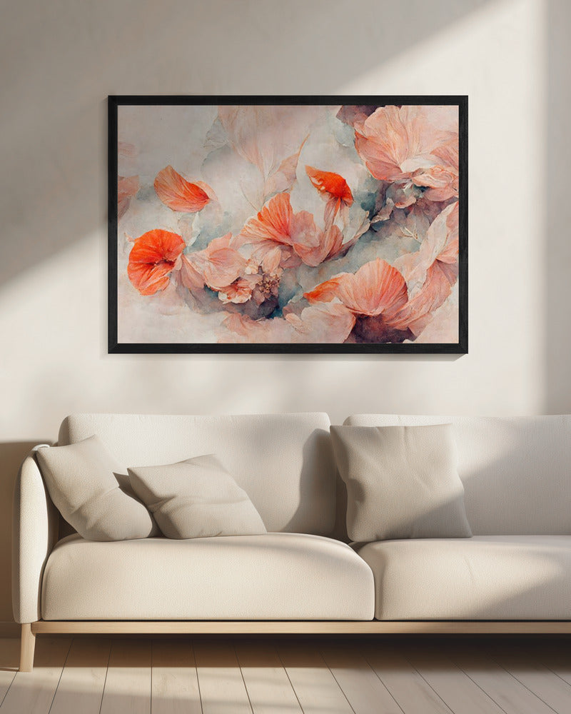 Bloemblaadjesfluisteringen | Canvas