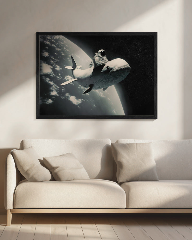 Kosmische walvistocht | Canvas