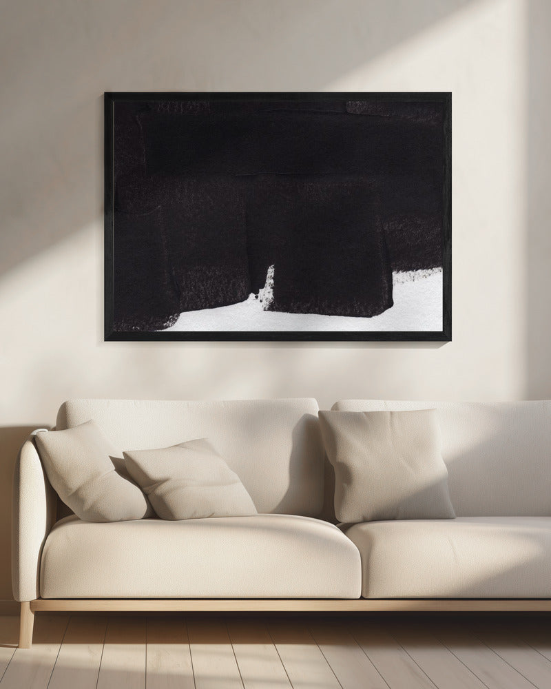 Diepe houtskooldroom | Canvas