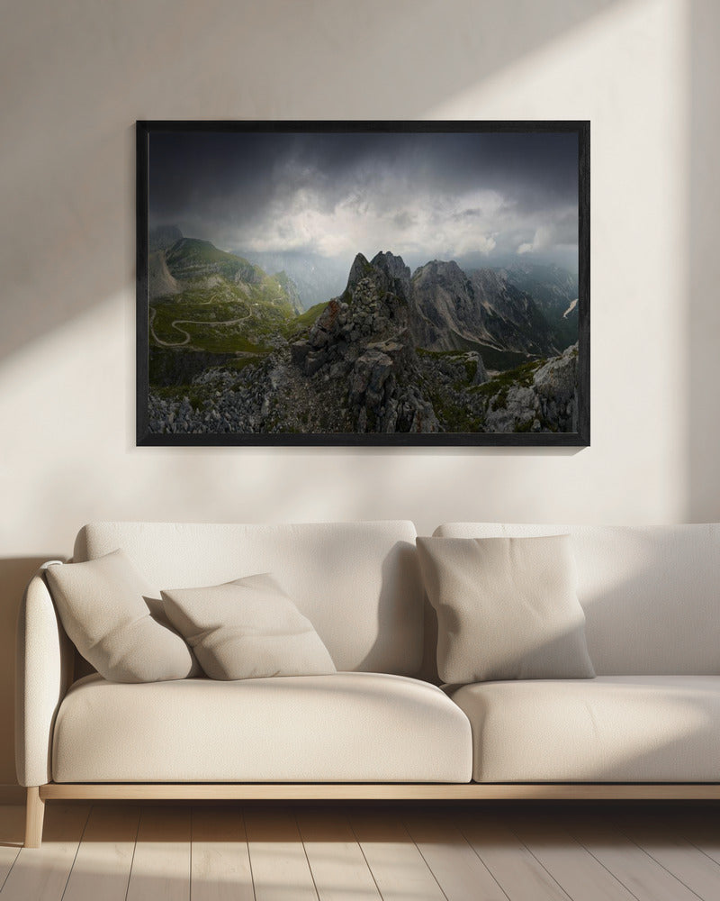 Bizar bergpanorama | Canvas