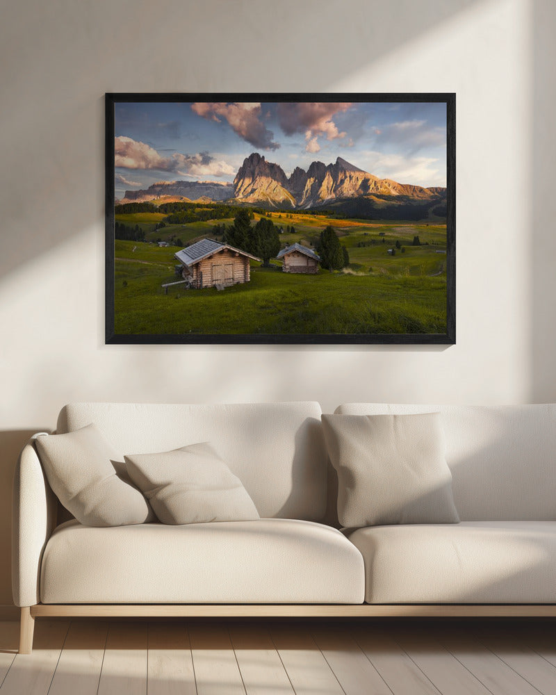 Vakantie in de bergen | Canvas