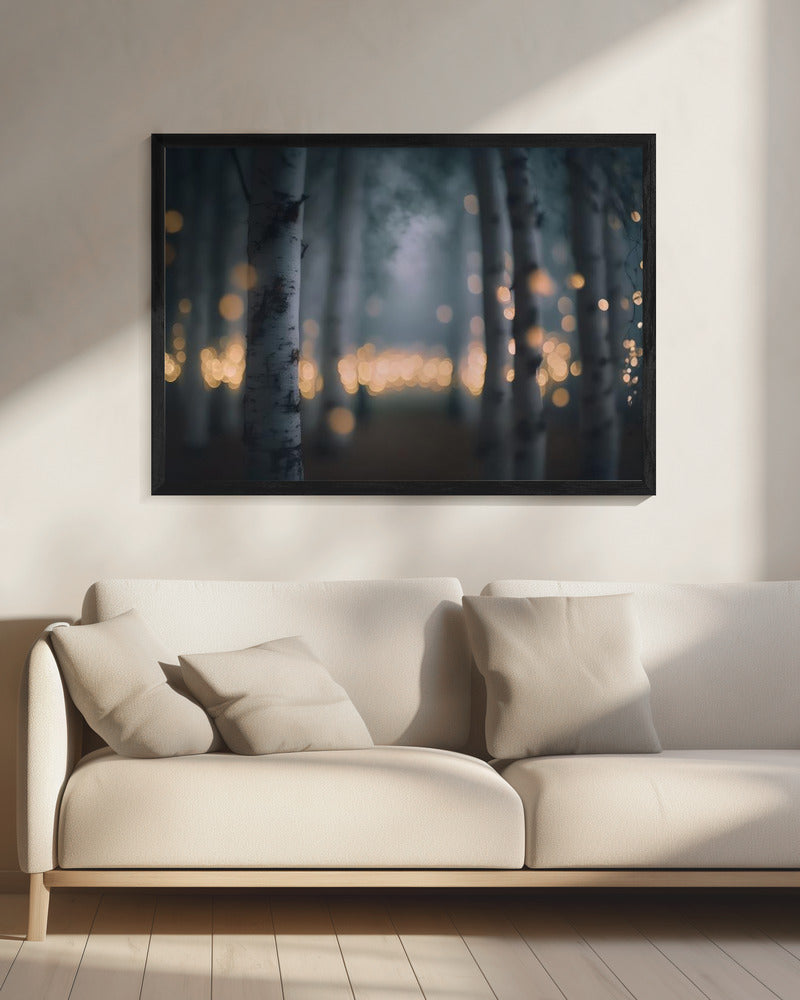 Betoverd Gloeiend Bos | Canvas