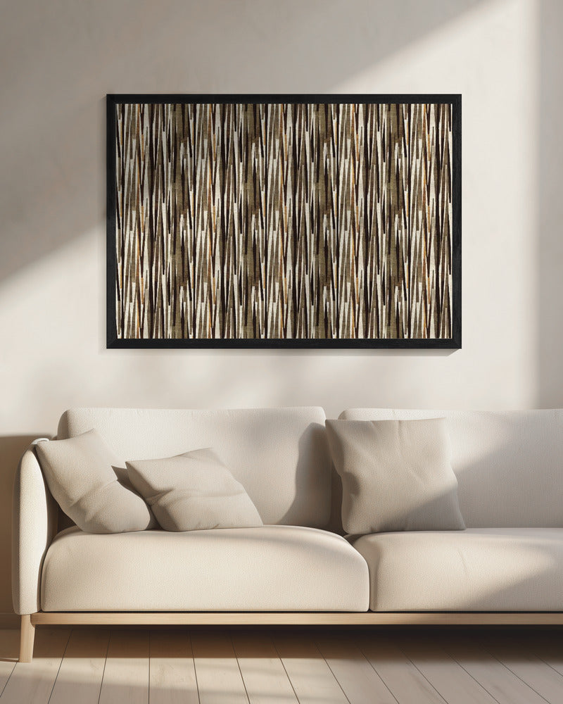 Symmetrische strepen | Canvas