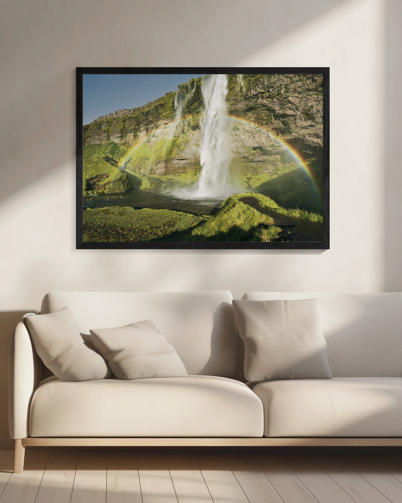 Regenboogwaterval | Canvas