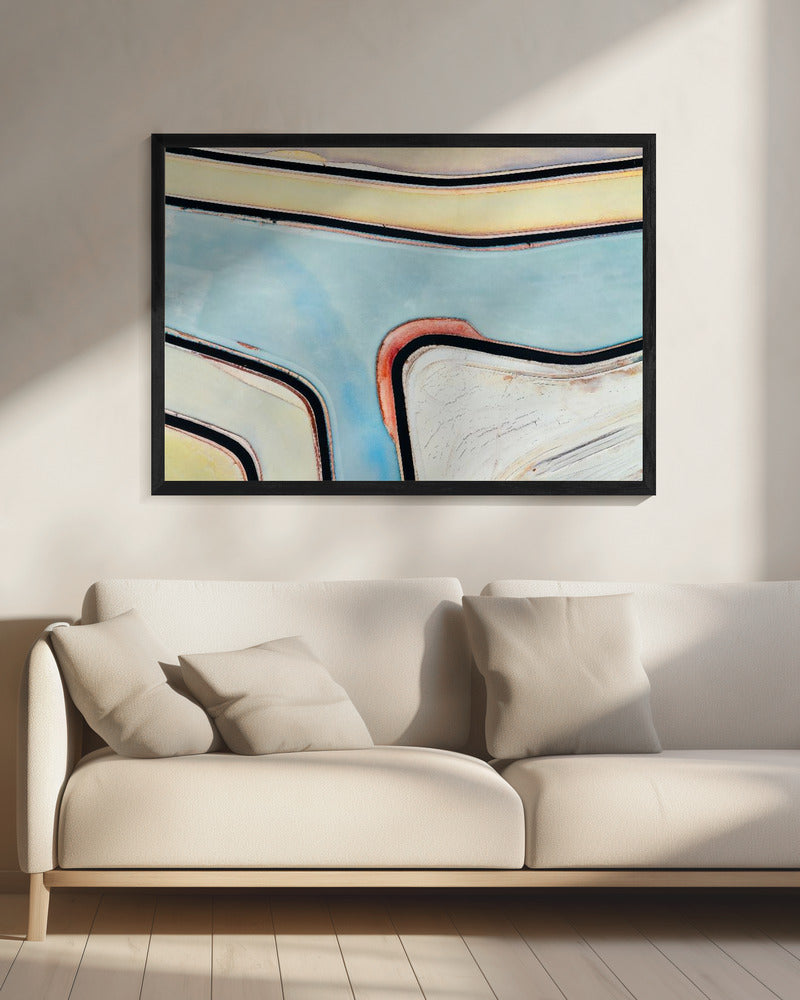 Abstract van lithiumzoutpool | Canvas