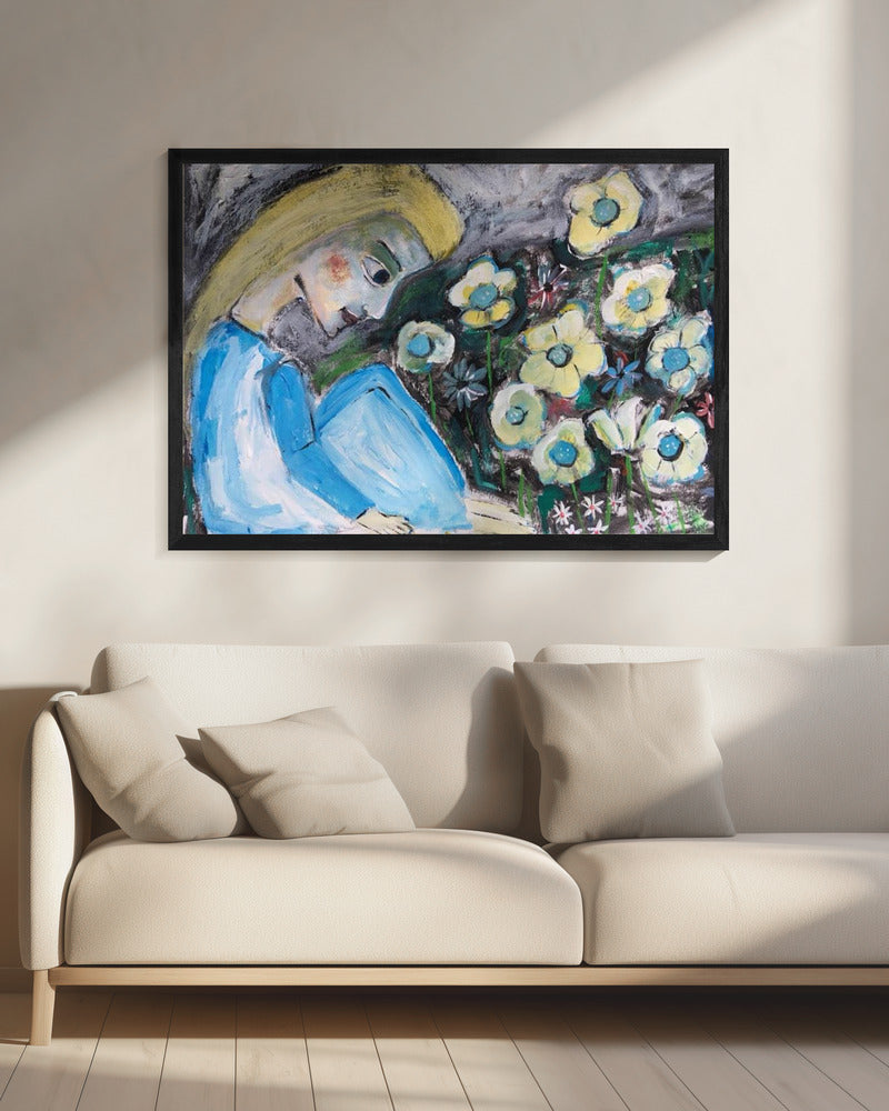 In de tuin | Canvas