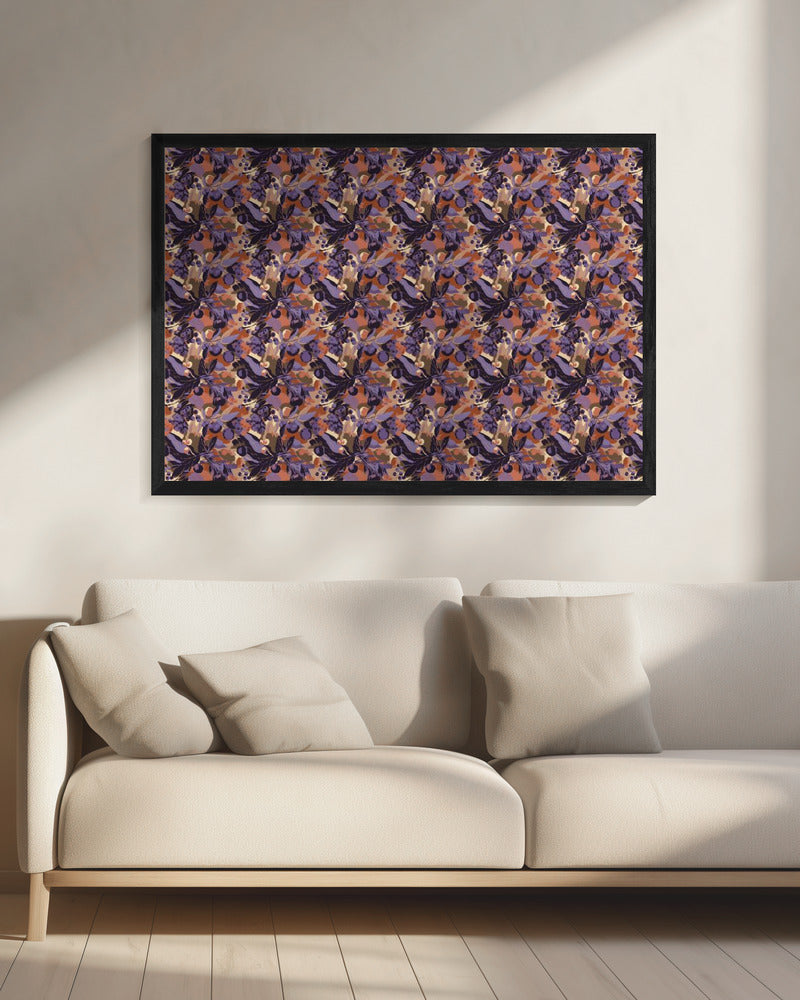 Paarse Tuinritme | Canvas