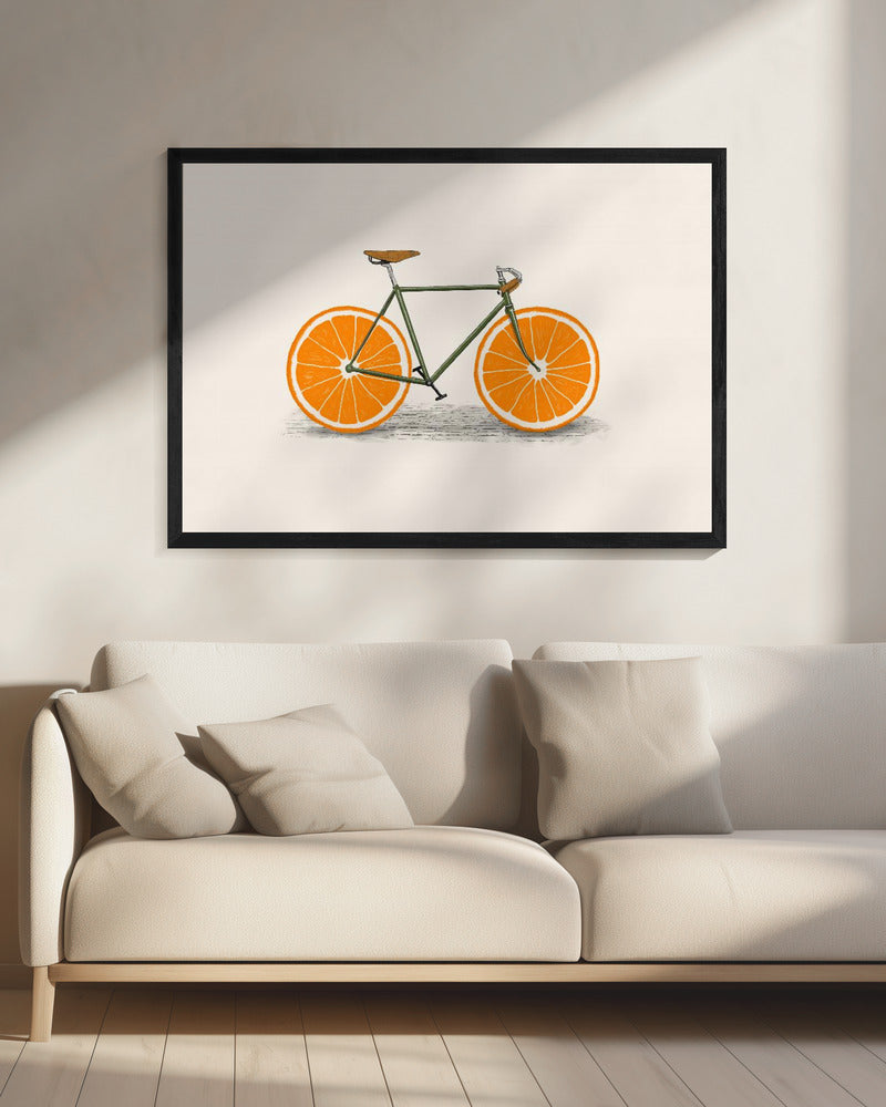 Oranje Wielen | Canvas