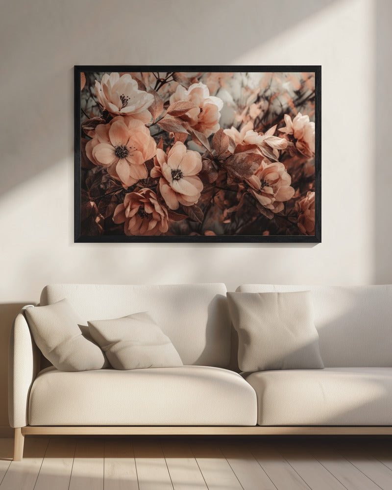 Bloemblaadjes in harmonie | Canvas