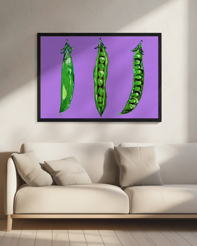 Erwten in een peul | Canvas