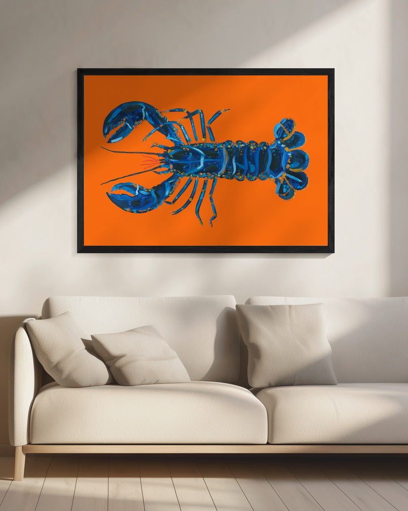 Kreeft op sinaasappel | Canvas