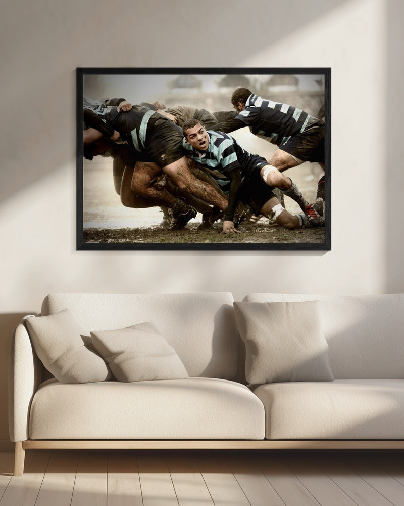 Rugby in de oude stijl | Canvas