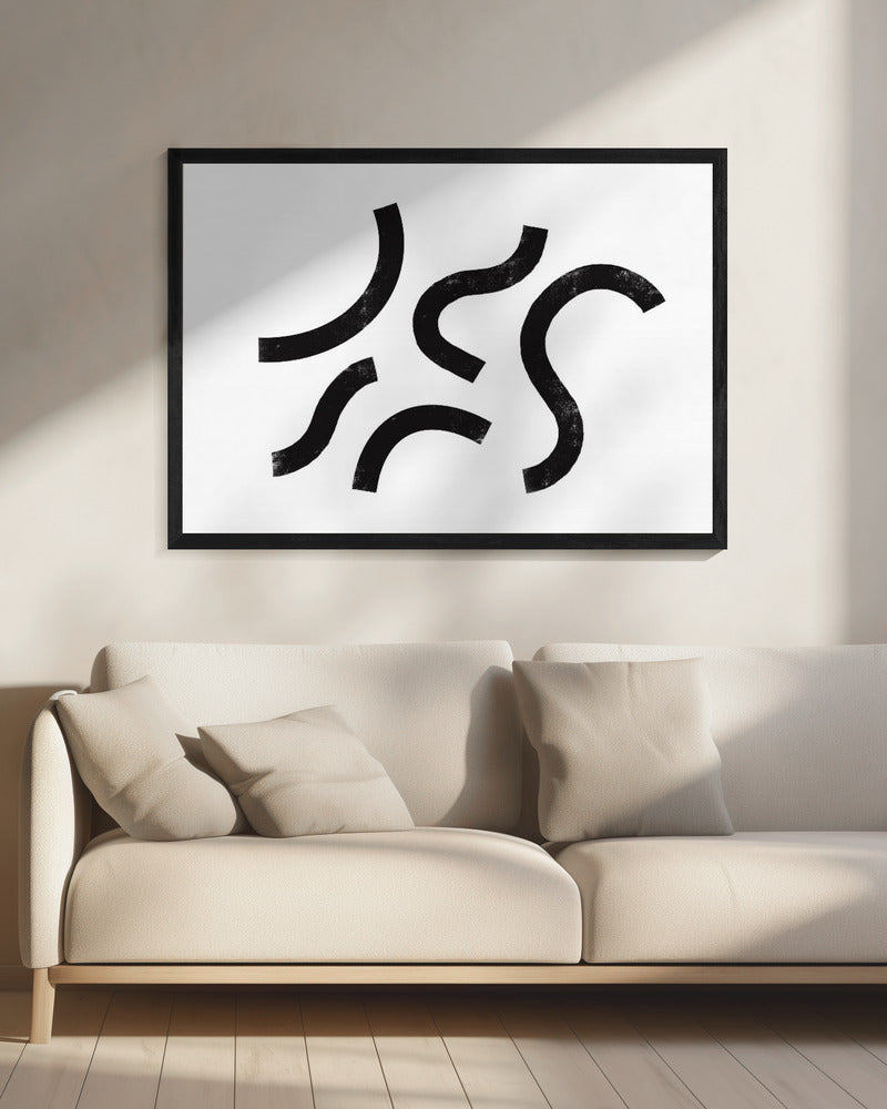 Gebogen ritmes | Canvas