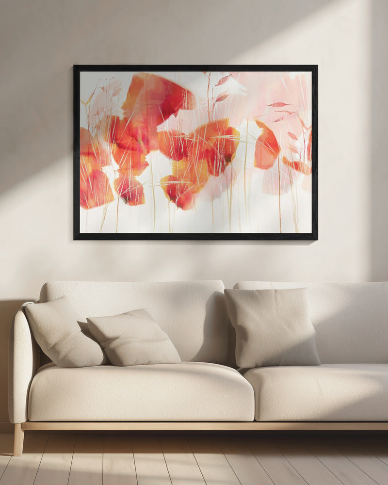 Moderne klaprozen | Canvas