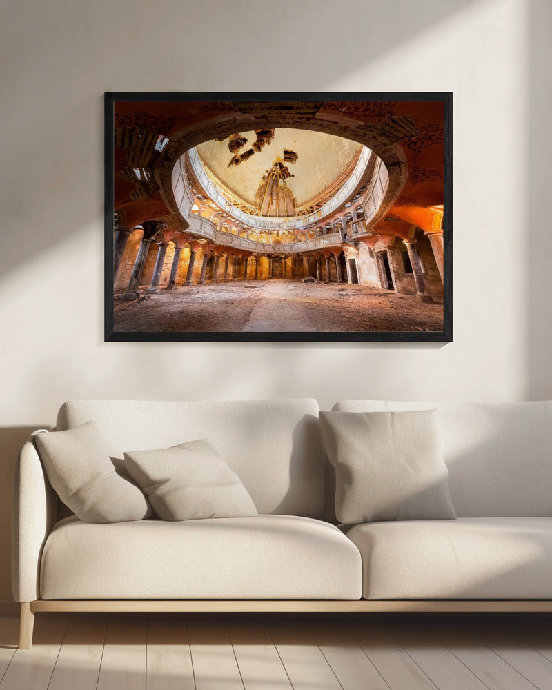 Round Chapel in Decay | Canvas