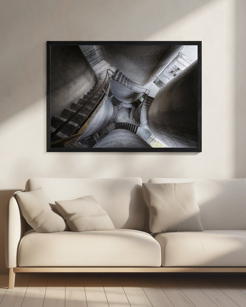 Betonnen pilaren | Canvas