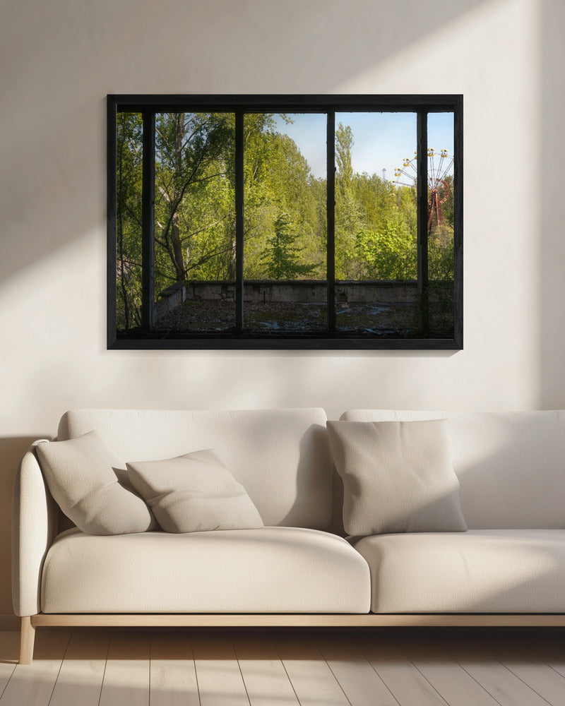Reuzenrad in Pripjat Tsjernobyl | Canvas