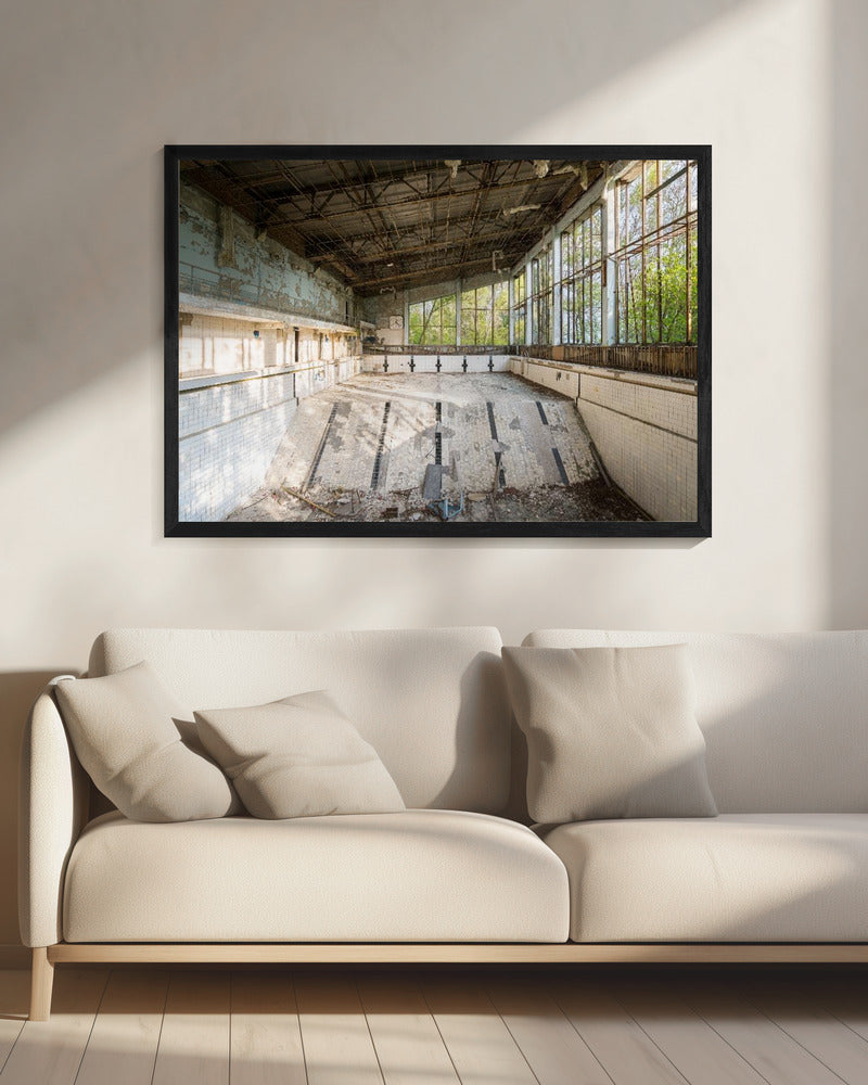 Zwembad in Tsjernobyl | Canvas