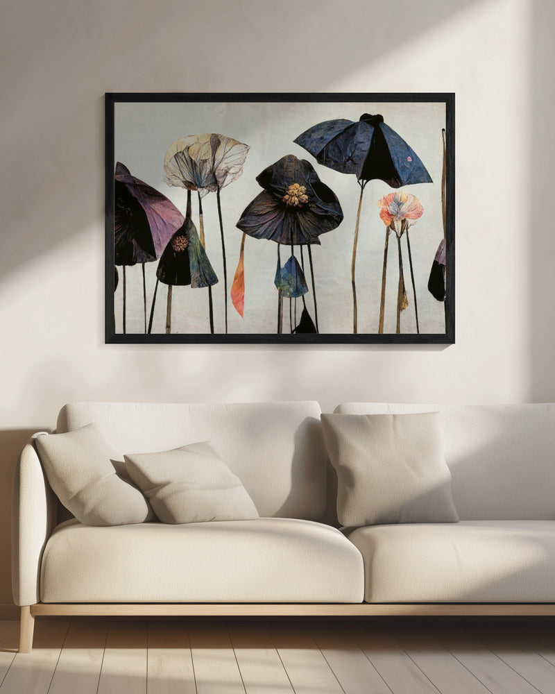 Fluisteringen van bloemblaadjes | Canvas