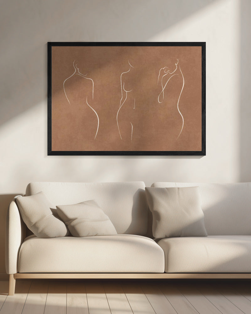 Elegante silhouetten | Canvas