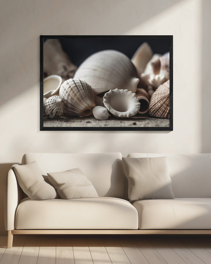Schatten aan de kust | Canvas