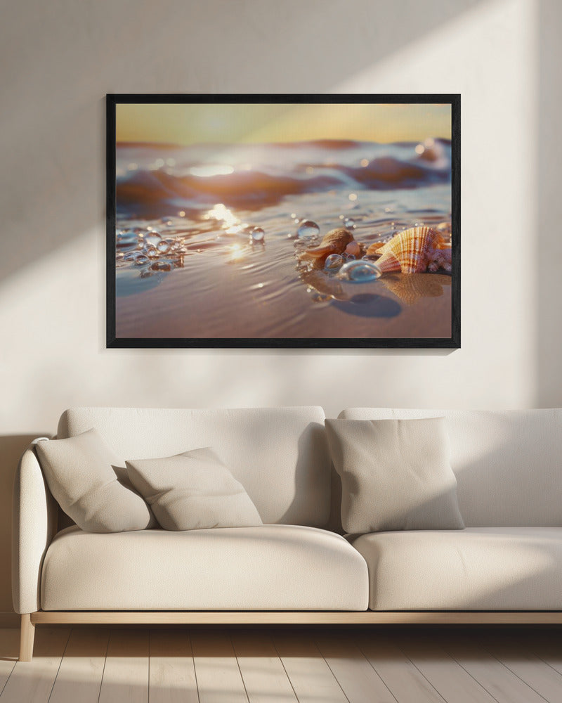 Sereniteit aan zee | Canvas