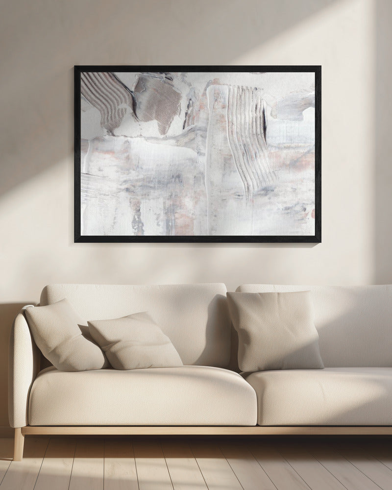 Gestructureerde penseelstreken en gelaagde neutrale tinten | Canvas