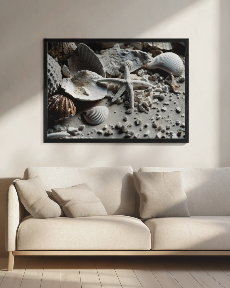 Schatten aan de kust | Canvas