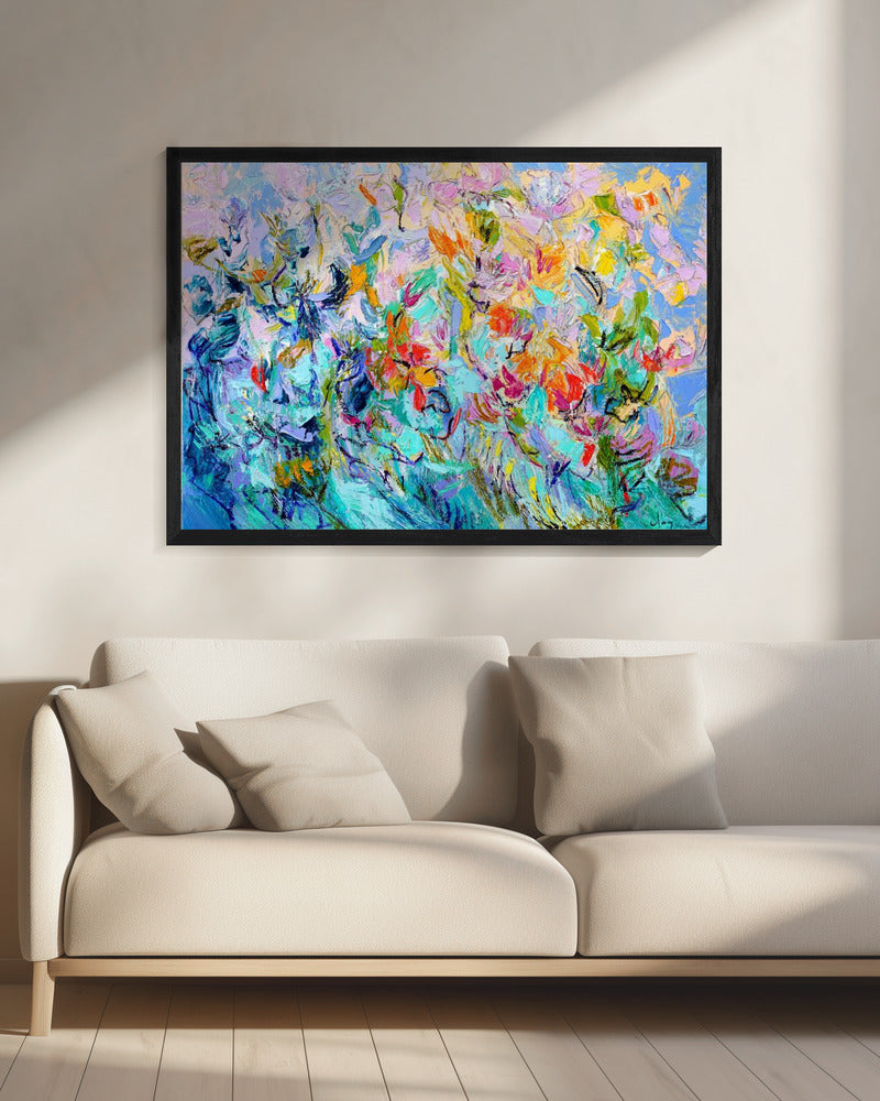 Stralende bloemenharmonie | Canvas