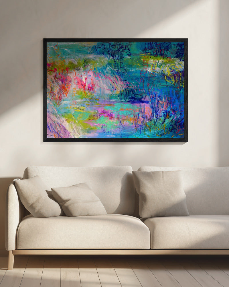 Zwevend op een droom | Canvas