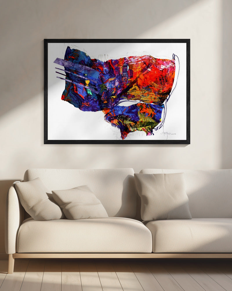 Levendig wandtapijt | Canvas