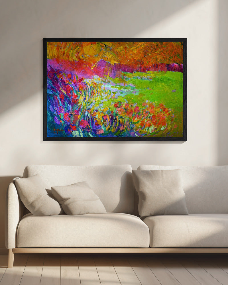 Levendige tuinharmonie | Canvas