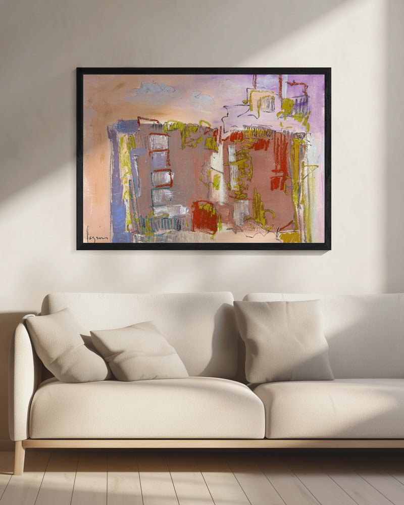 Stedelijk droomlandschap | Canvas