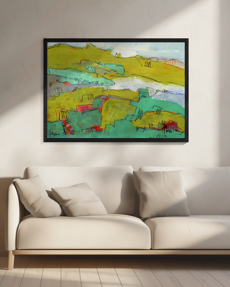Levendige Heuvel | Canvas