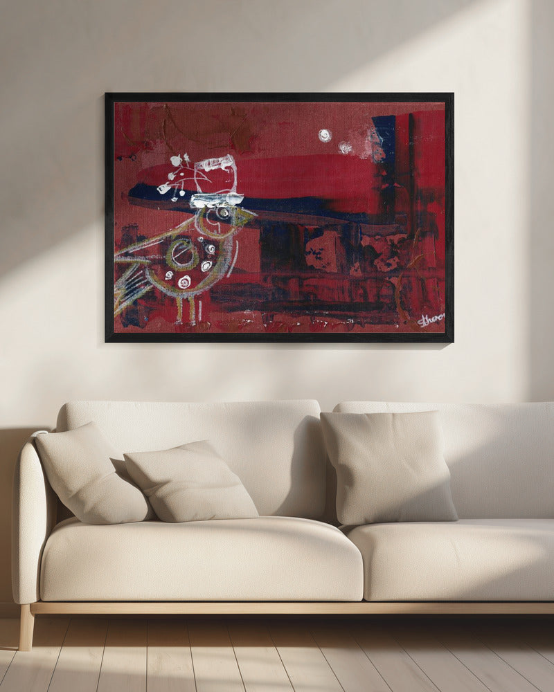 Solo Bird op een zoektocht | Canvas